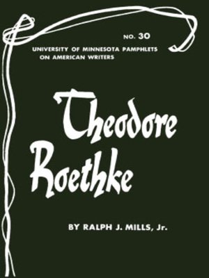 cover image of Theodore Roethke--American Writers 30
